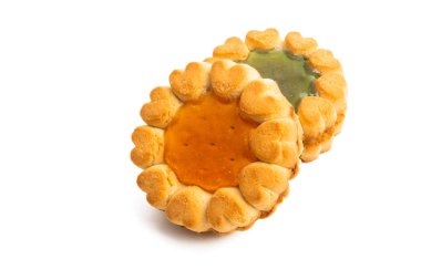 meyve jöle çerezleri izole 