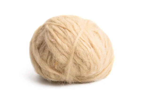Meadas com fio de lã isolado — Fotografia de Stock