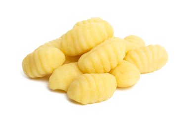 Patates gnocchi izole 