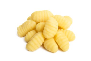 Patates gnocchi izole 