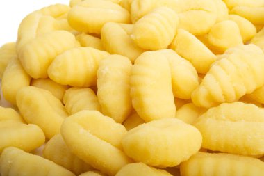 Patates gnocchi izole 