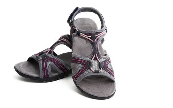 Izole kadın sandalet — Stok fotoğraf