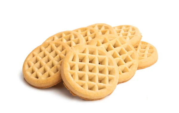 Ronde cookies geïsoleerd — Stockfoto