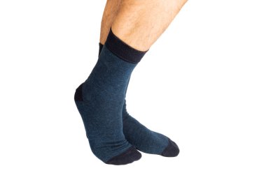 izole bir adamın bacaklar çorap 