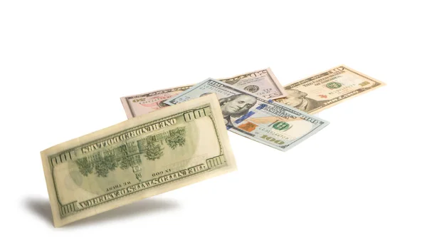 Dollars isolated — Stock Photo, Image