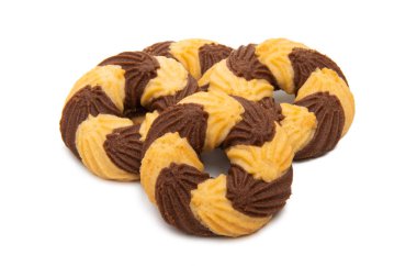 Çizgili çerez izole