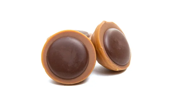 Trufas de chocolate aisladas — Foto de Stock