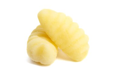 Patates gnocchi izole 