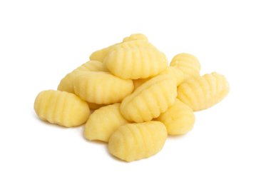 Patates gnocchi izole 