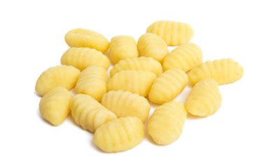 Patates gnocchi izole 