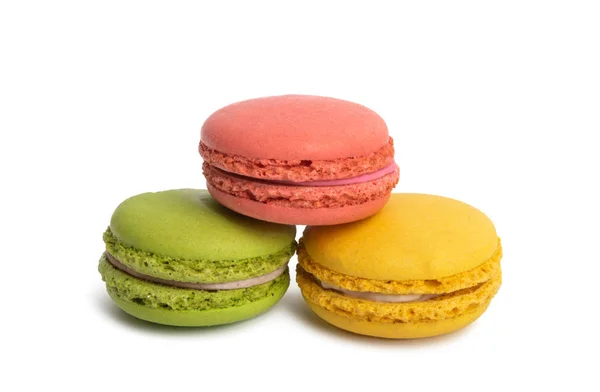 Macaroons isolated — Stock Photo, Image