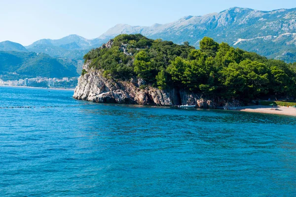 Schöne landschaft von montenegro st. stephen — Stockfoto