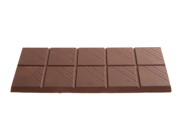 Choklad med frukter och nötter isolerade — Stockfoto