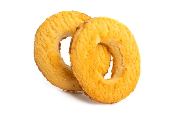 Anelli cookie isolati — Foto Stock