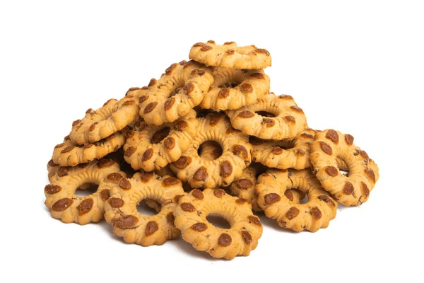 Anelli cookie isolati — Foto Stock