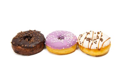 buzlanma donut izole 