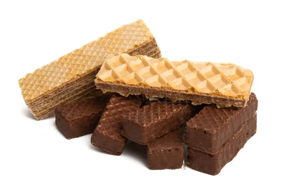 Waffeln isoliert — Stockfoto