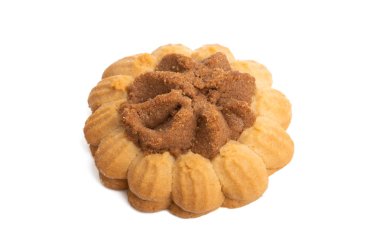 shortbread çerezleri izole 