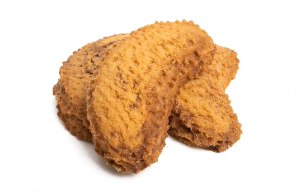 Shortbread-Kekse isoliert — Stockfoto
