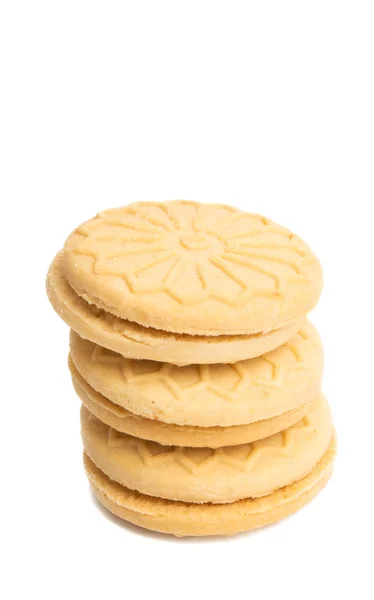 Biscoito duplo isolado — Fotografia de Stock