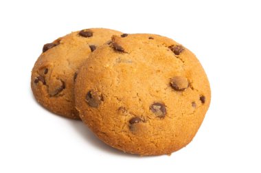 Portakal kremalı çikolatalı kurabiyeler. 