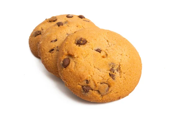 Шоколадне печиво з апельсиновим кремом ізольовано — стокове фото
