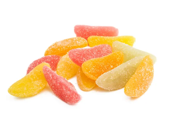Gyümölcskocsonya cukorka izolált — Stock Fotó
