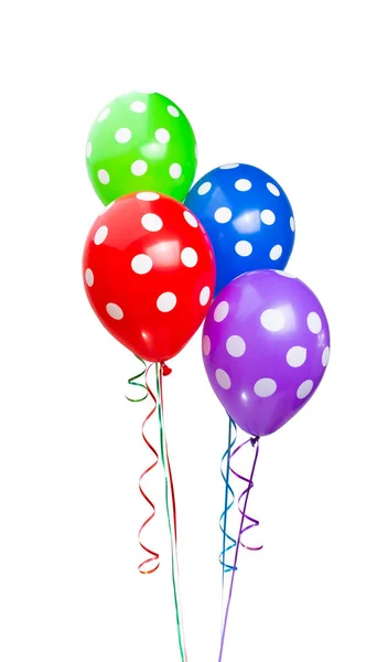 Heliumballons isoliert — Stockfoto