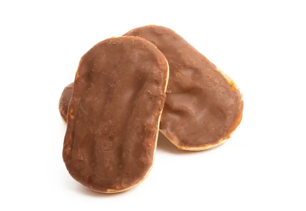 分離されたチョコレート クッキー — ストック写真