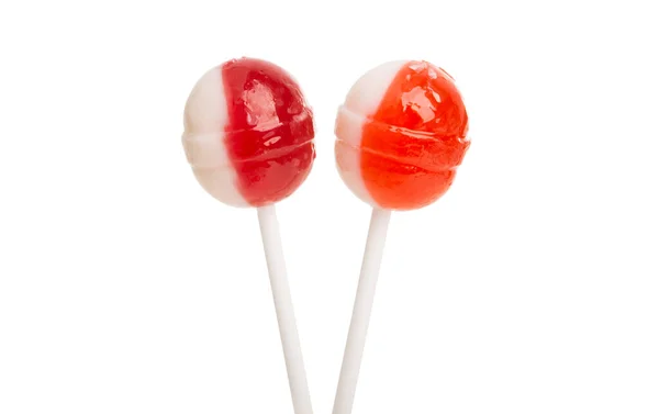 Snoep lollies geïsoleerd — Stockfoto