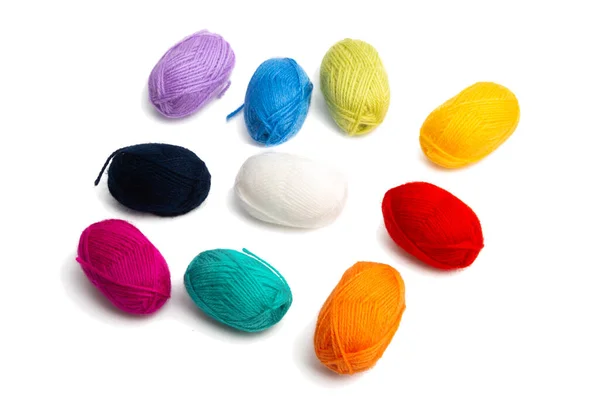 Skeins of yarn isolated — Stock Photo, Image