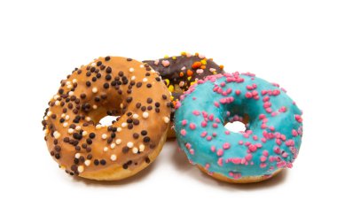 buzlanma donut izole 