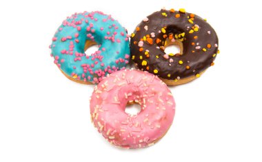 buzlanma donut izole 