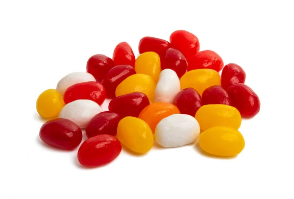 Jelly Beans Isolated White Background — Stock Photo, Image