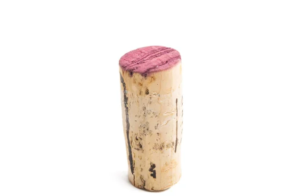 Wine Cork Isolated White Background — Stock Photo, Image