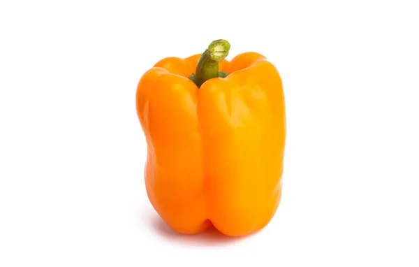 Orange Pepper Isolated White Background — Stock Photo, Image