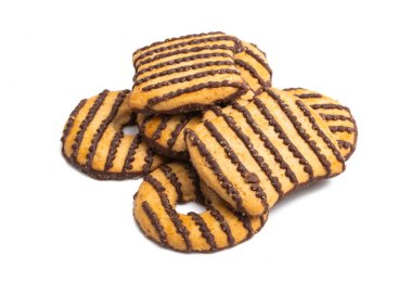 Çerez beyaz arkaplanda izole