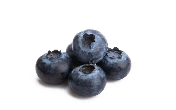 Blueberry Berries Isolated White Background — Stock Photo, Image