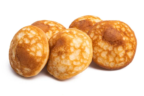 Pancakes Isolated White Background — Stock Photo, Image