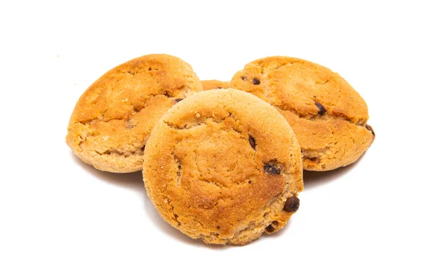 Cookies Isoliert Auf Weißem Hintergrund — Stockfoto