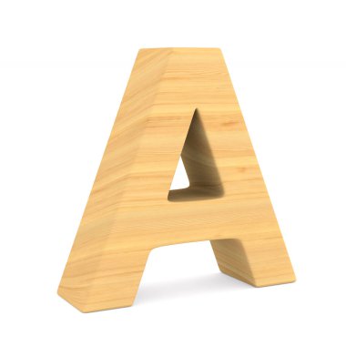 Beyaz arka planda bir karakter. İzole 3d çizim