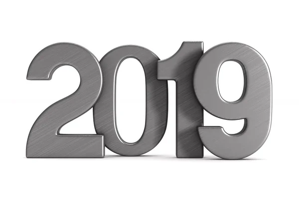 2019 New Year Isolated Illustration — Stock Photo, Image