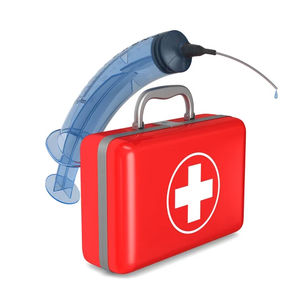 First Aid Kit White Background Isolated Illustration — Stock Photo, Image