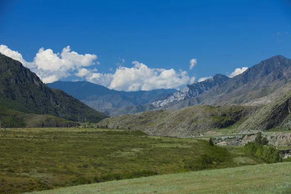 Altay Dağları Güzel Yayla Manzara Rusya Sibirya — Stok fotoğraf