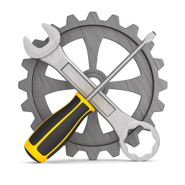 araçları beyaz arka plan üzerinde. İzole 3d çizim