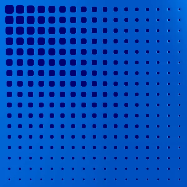 Blue perforated panel. 3D illustration — Stock Photo, Image