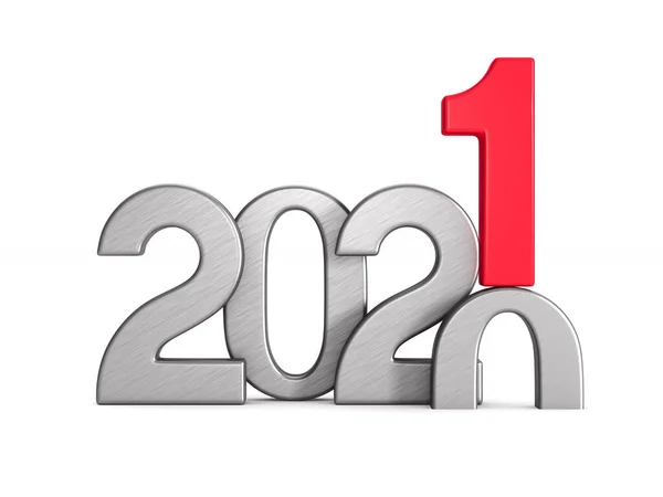 2021 Новий Рік Ізольовані Ілюстрації — стокове фото