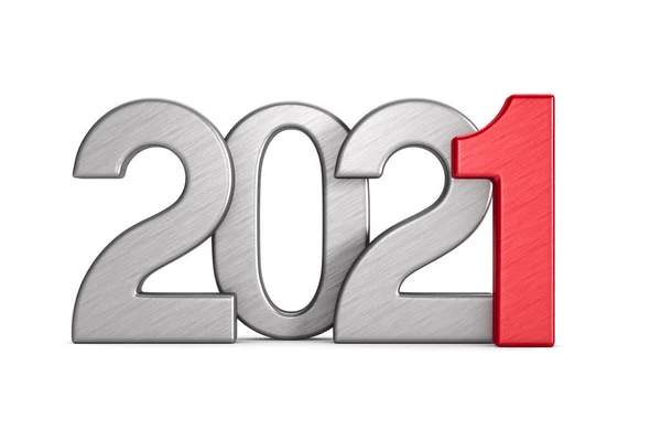 2021 New Year Isolated Illustration — Stock Photo, Image