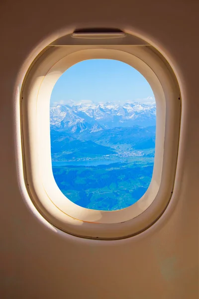 Airplane side window