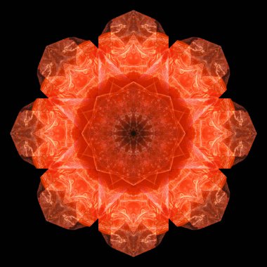 Sanat psychedelic desen. Simetrik renkli arka plan.
